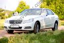 Машина на свадьбу белый Мерседес W212 - авто на свадьбу - фото